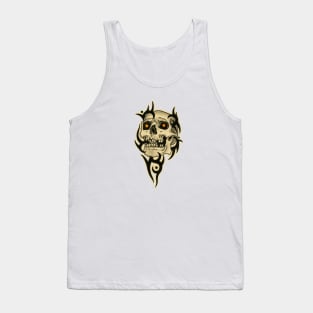 Skull and 90s Tribal Tank Top